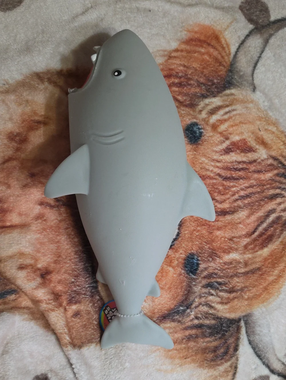Gray Shark Jumbo Squishy